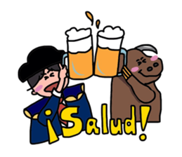 Spanish with Matador&Bull sticker #6510198