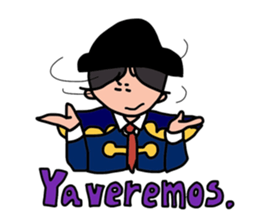 Spanish with Matador&Bull sticker #6510208