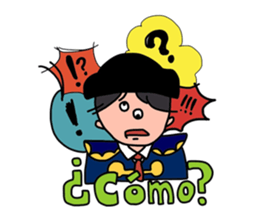 Spanish with Matador&Bull sticker #6510212