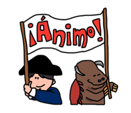 Spanish with Matador&Bull sticker #6510214