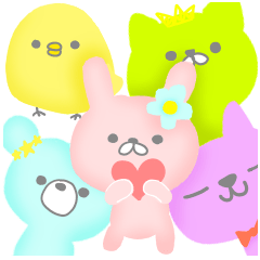 Kind words, of happy words sticker