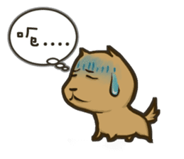 Common life of A-Dai Dog sticker #6511577