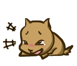 Common life of A-Dai Dog sticker #6511609