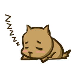 Common life of A-Dai Dog sticker #6511611