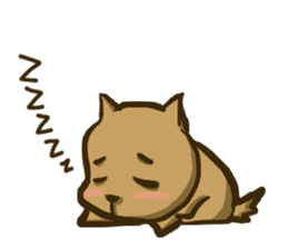 Common life of A-Dai Dog sticker #6511611