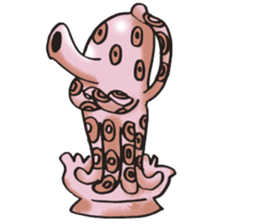 Sculpture of forest sticker #6511688