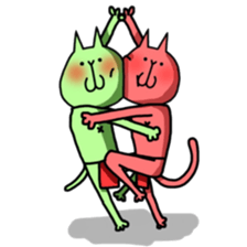 Wanda fully of cat the world 2 sticker #6512006