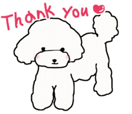 Three brothers of toy poodle sticker #6512184