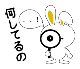 the rabbit with which i get sticker #6512395