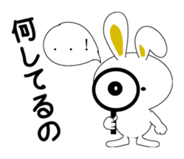 the rabbit with which i get sticker #6512395