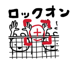 Polar bear love volleyball 2 sticker #6512691