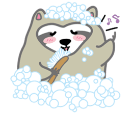 The daily life of small raccoon sticker #6512842