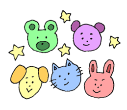 Yururu Animals sticker #6513095