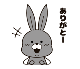 Feelings of the rabbit. sticker #6513548