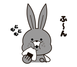 Feelings of the rabbit. sticker #6513558