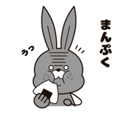 Feelings of the rabbit. sticker #6513559