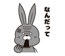 Feelings of the rabbit. sticker #6513566