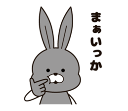 Feelings of the rabbit. sticker #6513568
