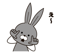 Feelings of the rabbit. sticker #6513570