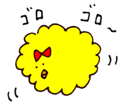 Chick of the unmanageable hair sticker #6514194
