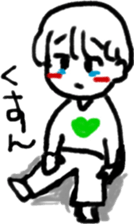 A boyish girl,Lico. sticker #6514936