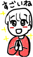 A boyish girl,Lico. sticker #6514956