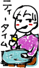 A boyish girl,Lico. sticker #6514958