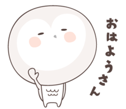 Yellow owl of happiness ver7 -osaka- sticker #6515242