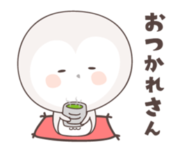 Yellow owl of happiness ver7 -osaka- sticker #6515255