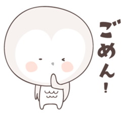 Yellow owl of happiness ver7 -osaka- sticker #6515272