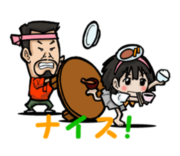 chabudaioyaji and sakura sticker #6515525