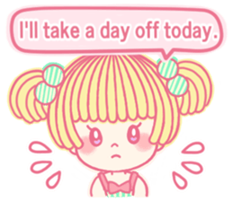 Lun and Pipi English version sticker #6515739