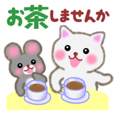 Four plump cats 1 sticker #6516265