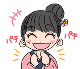 Kimono daughter sticker #6516546