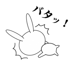 a cool rabbit 2 sticker #6517192