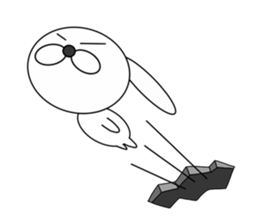 a cool rabbit 2 sticker #6517213