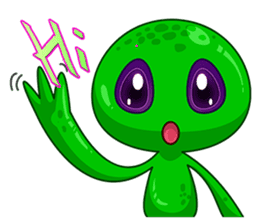 L.E.T green invader sticker #6517224