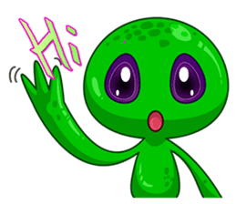 L.E.T green invader sticker #6517224