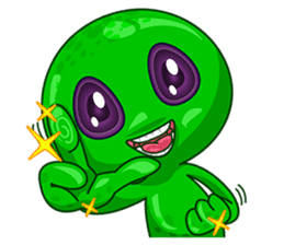 L.E.T green invader sticker #6517232
