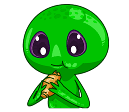L.E.T green invader sticker #6517253