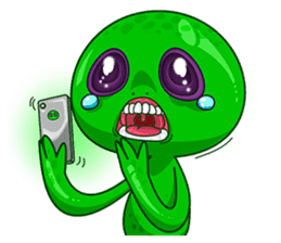 L.E.T green invader sticker #6517257