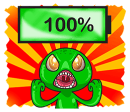 L.E.T green invader sticker #6517271