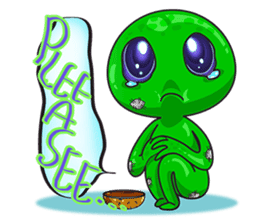 L.E.T green invader sticker #6517273