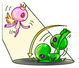 L.E.T green invader sticker #6517281