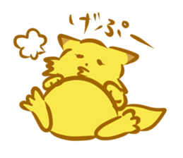 Rabbit and fox sticker #6519211