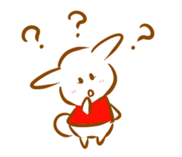 Rabbit and fox sticker #6519218