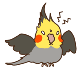 Cockatiel freestyle sticker #6519390