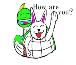 the tortoise rabbit senes first sticker #6519549