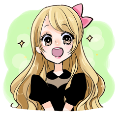 The sticker which works of the ruby