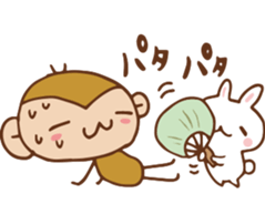 SARUO and USAMI 2 Summer vacation sticker #6520475